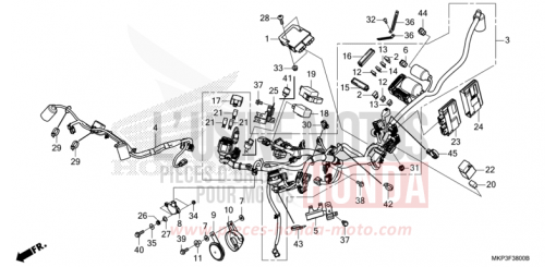 FAISCEAU DES FILS CBR500RAM de 2021